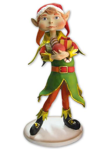 Gorgeous Santa’s Little Helper Christmas Elf Boy Resin Life Size Decor – 1.3m