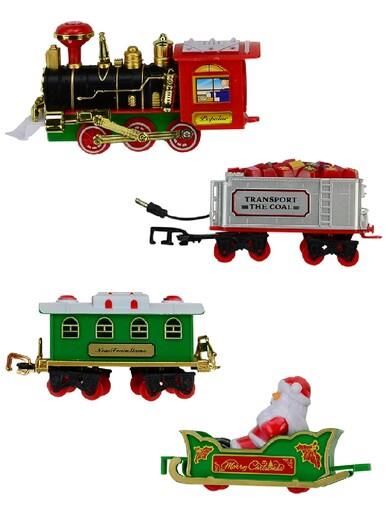Santa Christmas Train In Your Christmas Tree Train – 12 piece set
