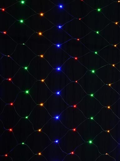 180 Multi Colour LED Concave Bulb Christmas Net Light – 1.8m x 1.8m