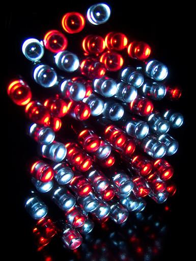 500 Red & Cool White Super Bright LED String Light – 25m