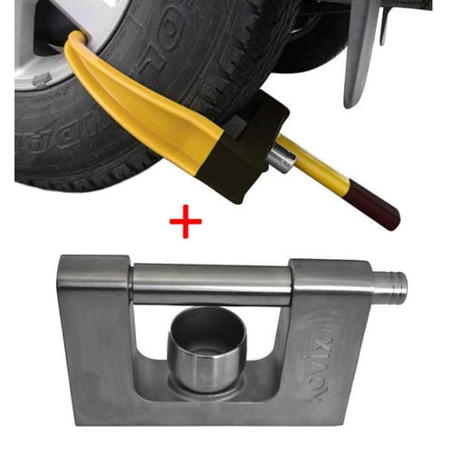 Alarmed T-Trailer Lock and Clamp