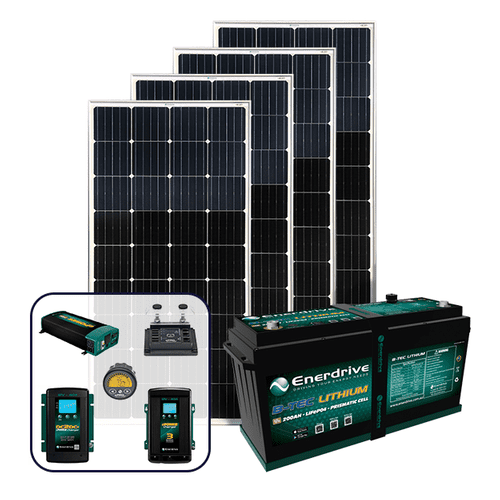 720W of Solar Panels and 2000W Inverter