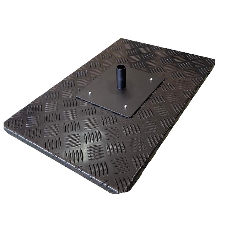 BBQ Arm Large Black Powder-Coated Tray Only, Perfect Outdoor Companion