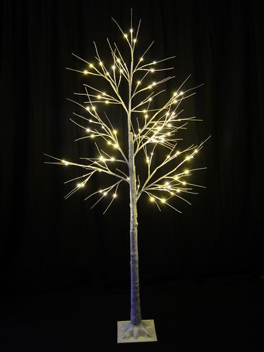 Neutral White LED Twig Branch 3D Outdoor Christmas Birch Tree – 1.8m