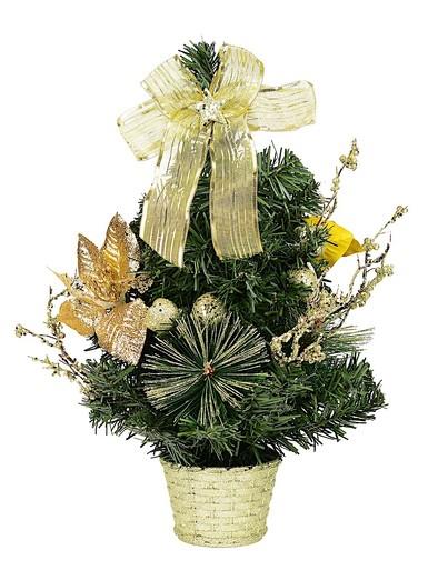 Gold Theme Decorated Christmas Tree Table Top Ornament – 40cm