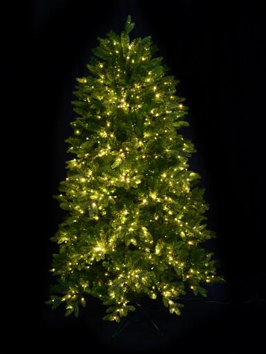 Magic Night Pre-lit Christmas Tree With Dual 1752 LED Lights & 1624 Tips – 2.3m