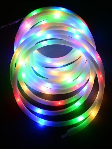 100 Multi Colour LED Frosted Case USB Snake Rope Light – 5m